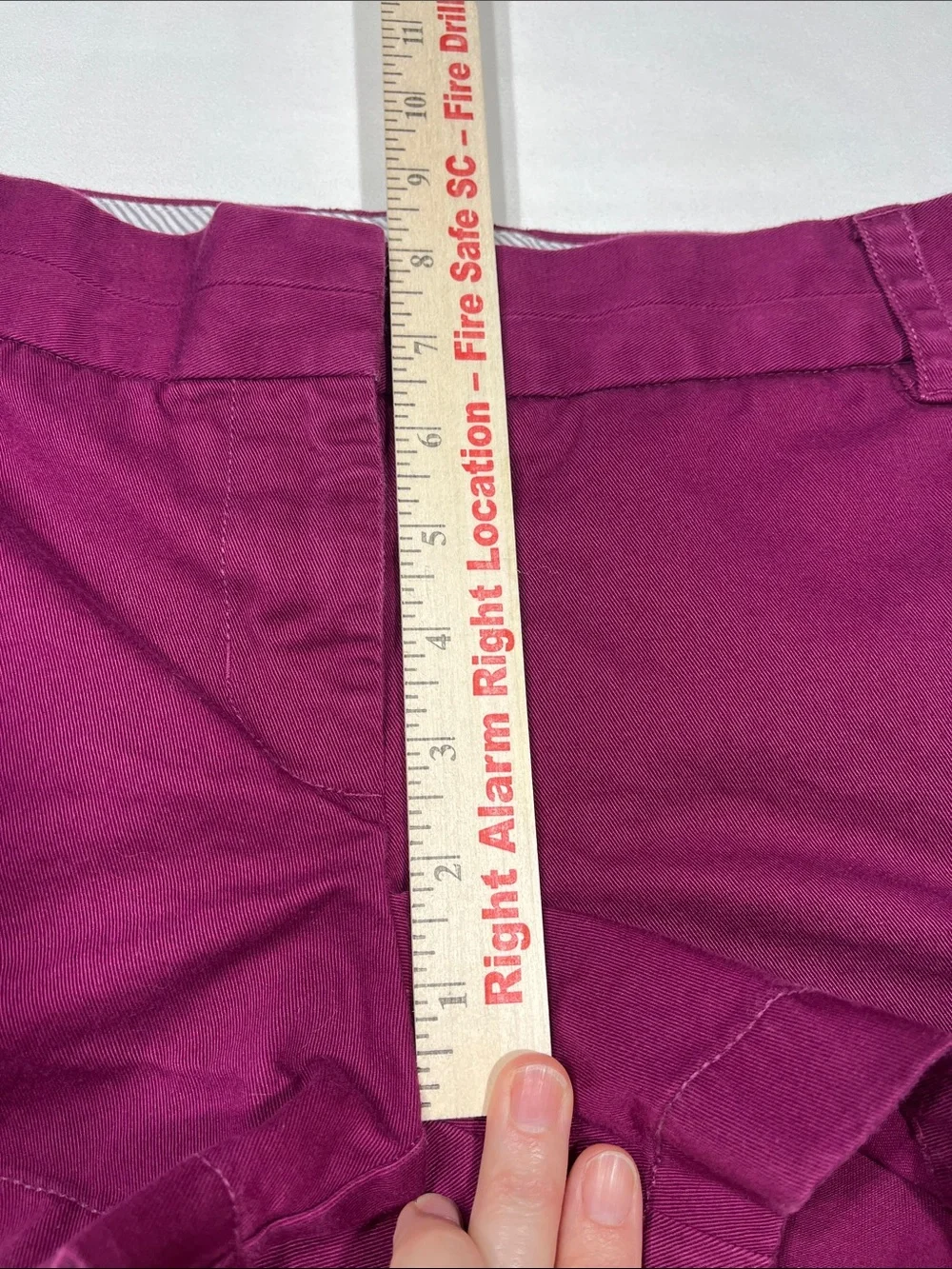 J.Crew Chino Rolled Cuff Shorts Berry Magenta Women’s Size 4 Cotton